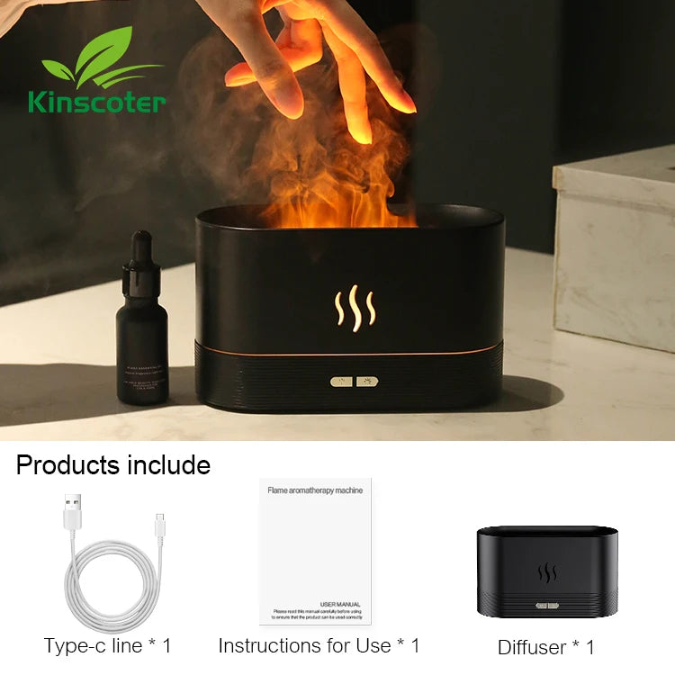 A Kinscoter Flame Aroma Diffuser