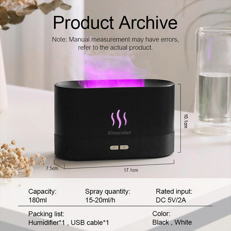 A Kinscoter Flame Aroma Diffuser