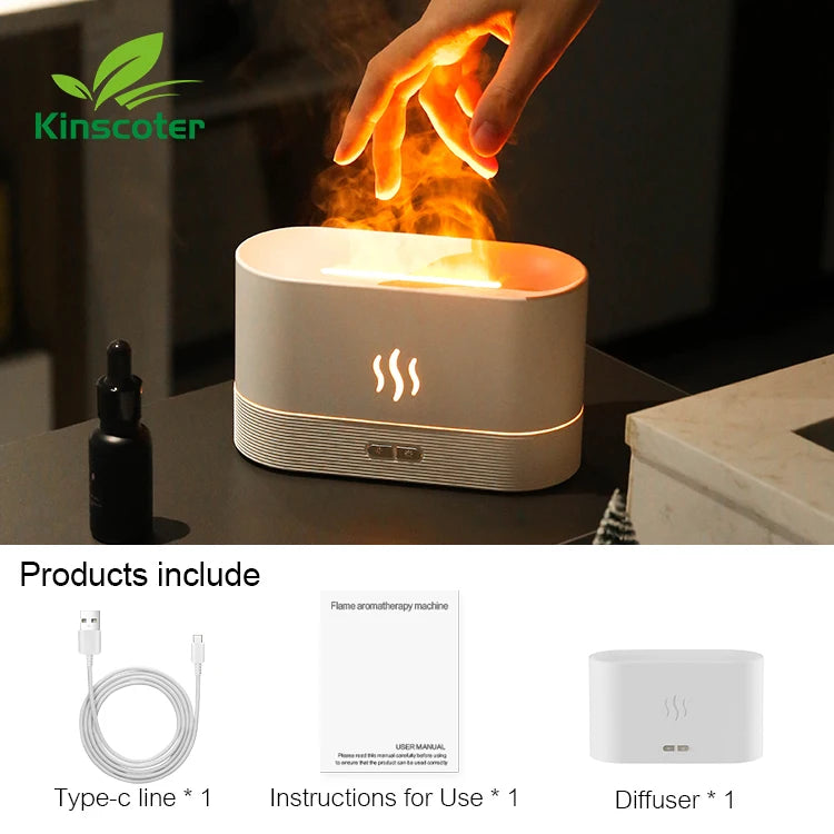 A Kinscoter Flame Aroma Diffuser