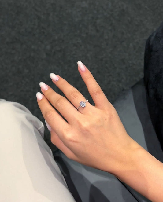 A Teddy Bear with Daimond Ring