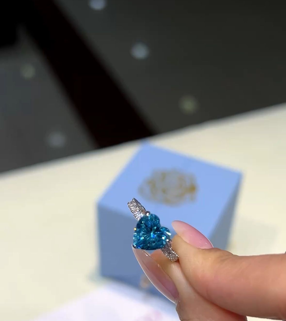 A Teddy Bear with Daimond Ring