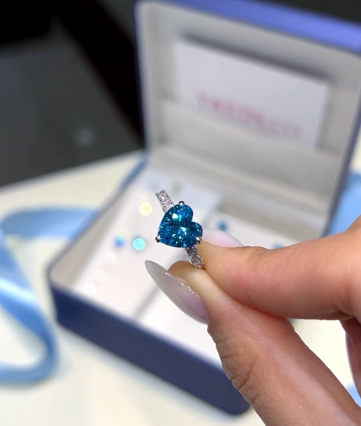 A Teddy Bear with Daimond Ring